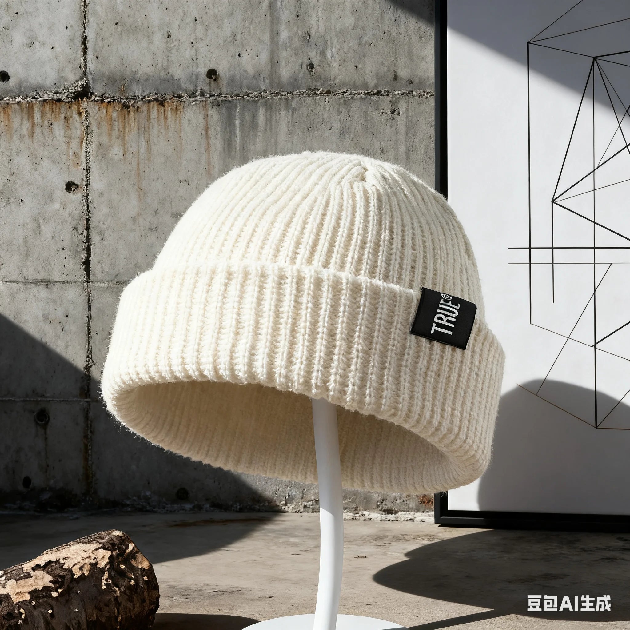 1 piece / 3 pieces knitted hats - warm hats for autumn and winter - suitable for both men and women - plain-colored woolen hats