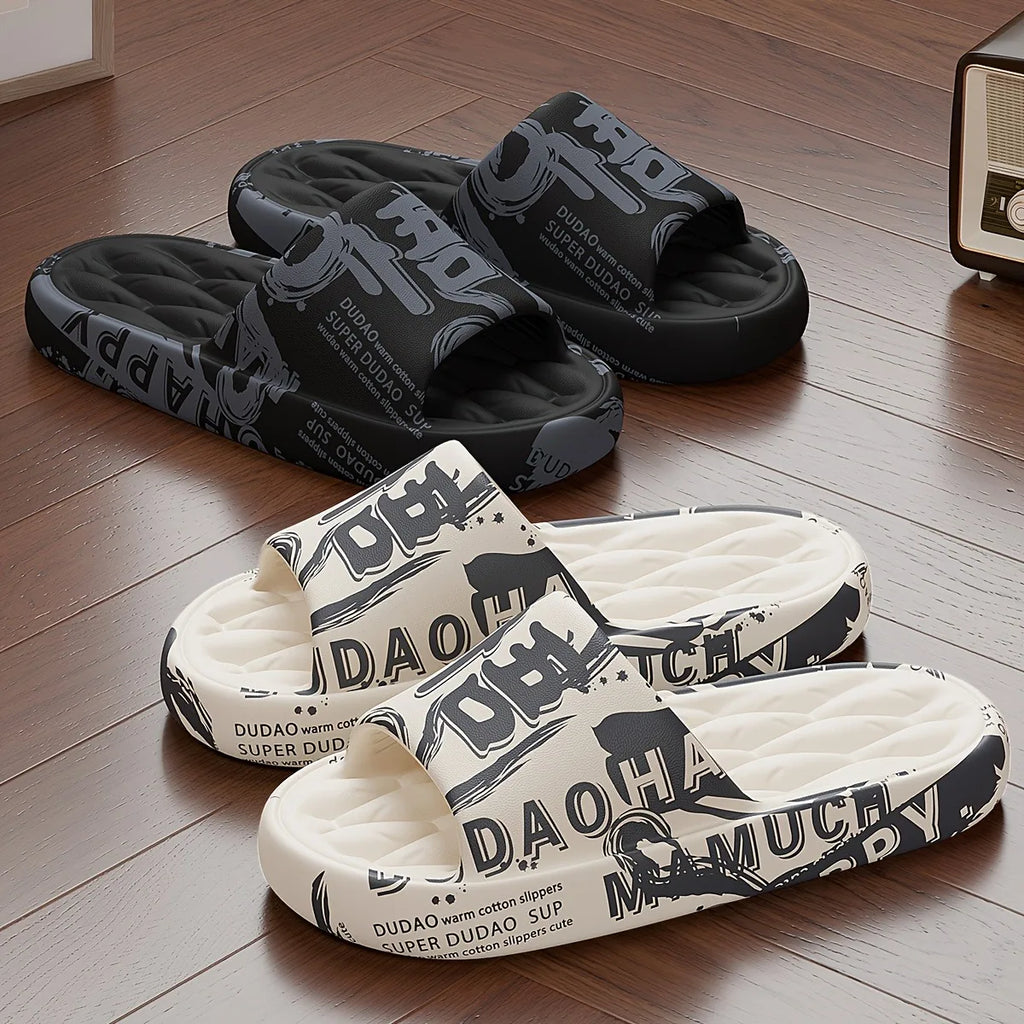 Trendy EVA Graffiti Slides