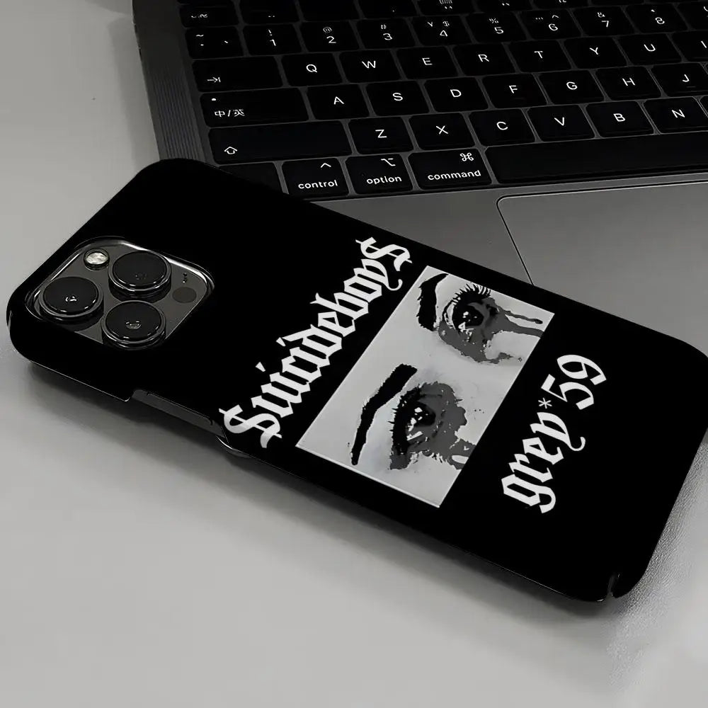$uicideboy$ Suicideboys Suicide Boys Phone Case Hot For IPhone 16 15 14 13 12 11 Plus Pro Max Mini Glossy HD Hard Film Shell Co