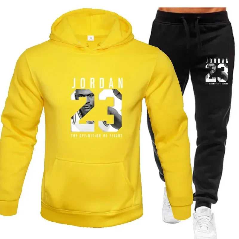 sweatshirt hoodie men's set