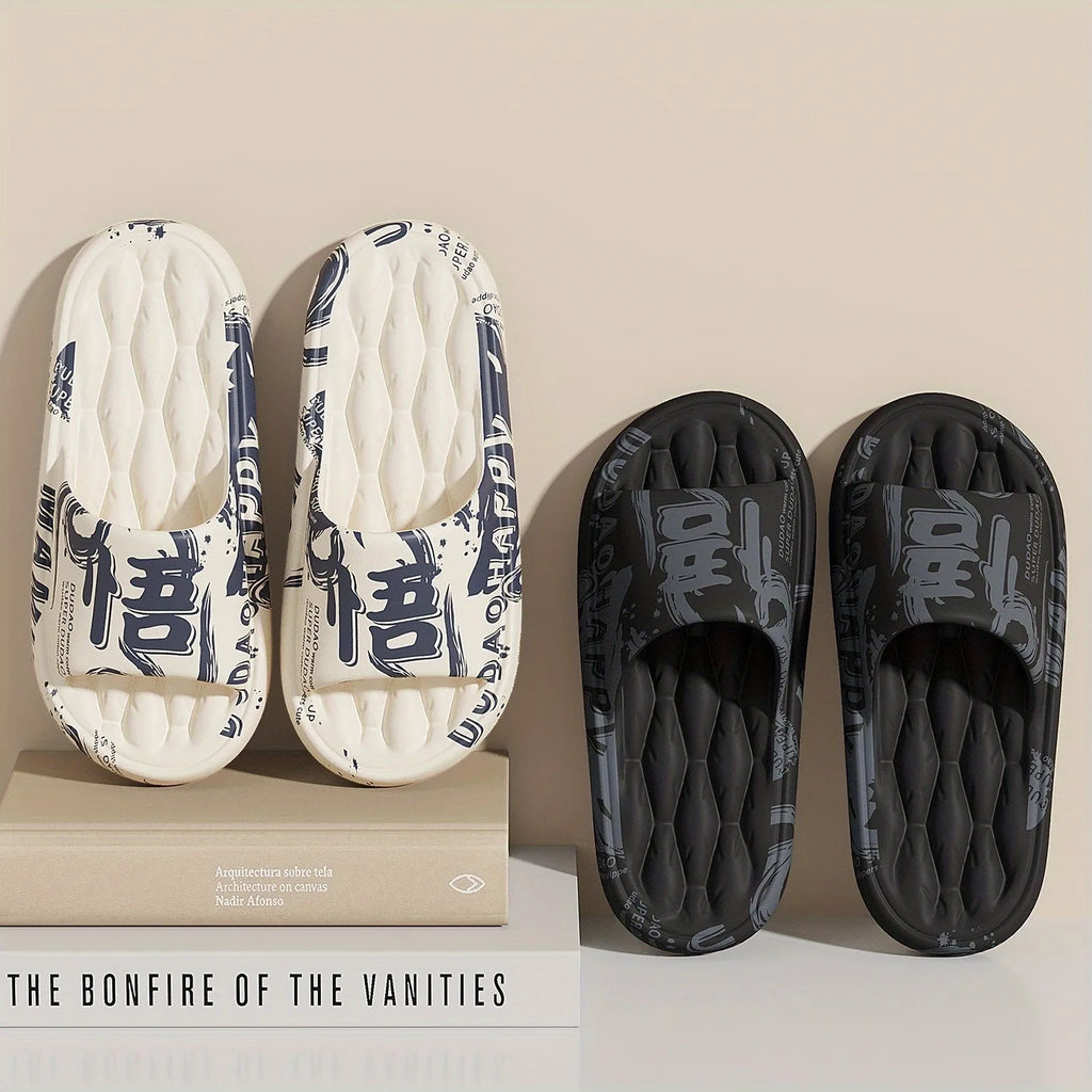 Trendy EVA Graffiti Slides