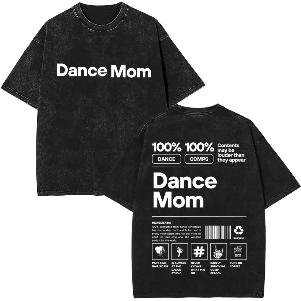 Washed Vintage Funny Gym Rat Muscle Mommy Pump Cover T-shirt