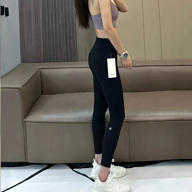 2026 Waisted Cropped Leggings for Women - Butter Soft Athletic Pants for Yoga & Training