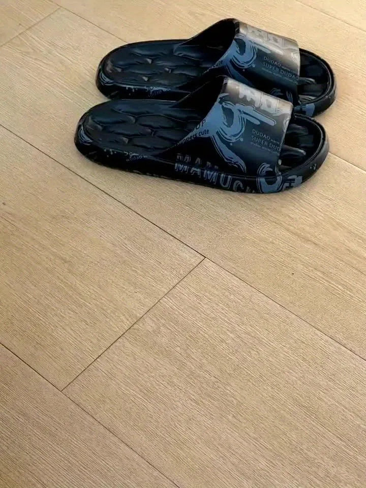 Trendy EVA Graffiti Slides