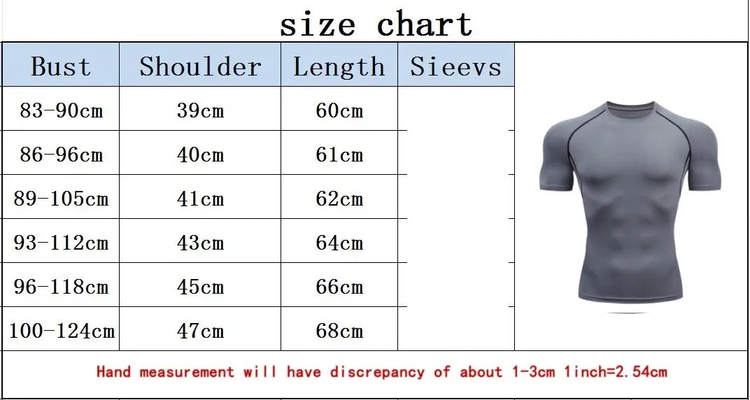 Men Sports Compression Sets Gym Short Sleeve