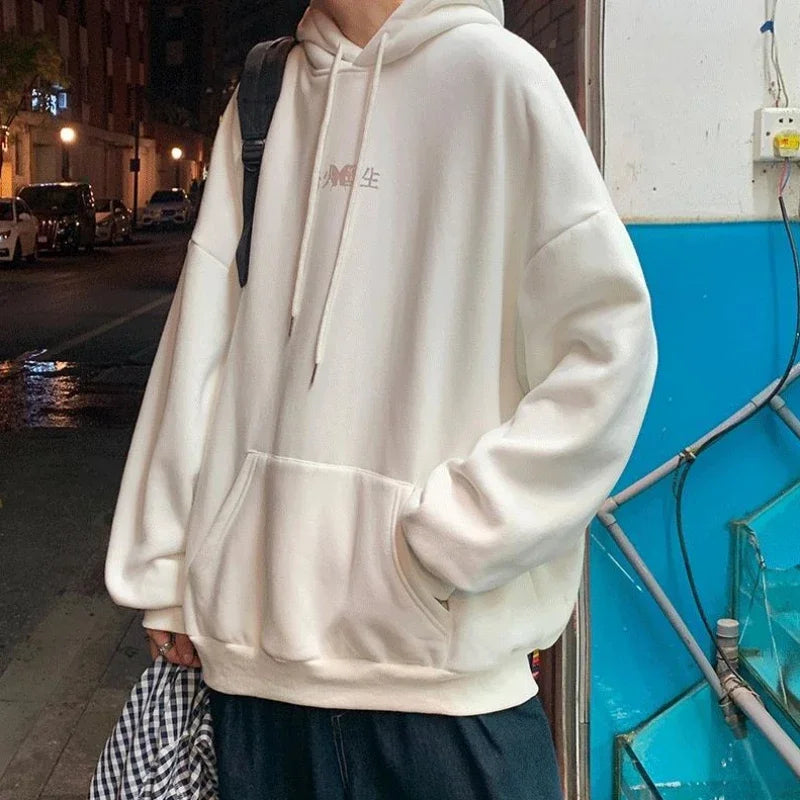 Sweatshirt For Men Hooded Streetwear Male Clothes Graphic Hoodies Novelty And White Welcome Deal Elegant Classy Low Price Autumn